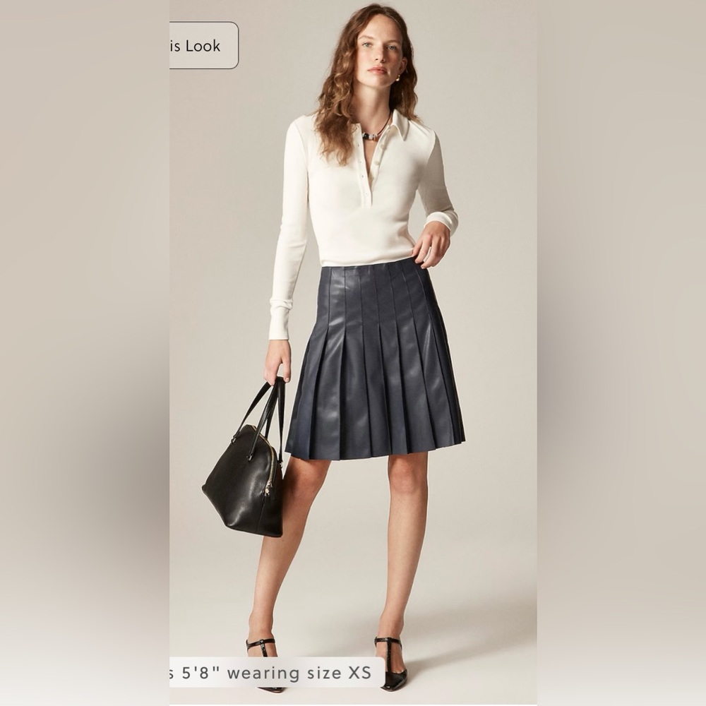 J.Crew Perfect rib polo shirt in ivory - Picture 2 of 8